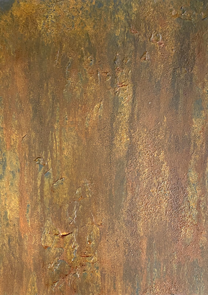 Textured Rust Faux Finish