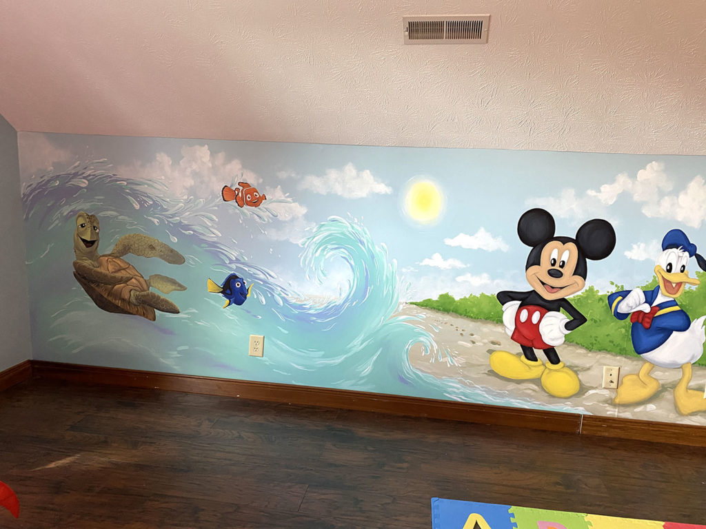 Disney Pixar Playroom Kids Mural