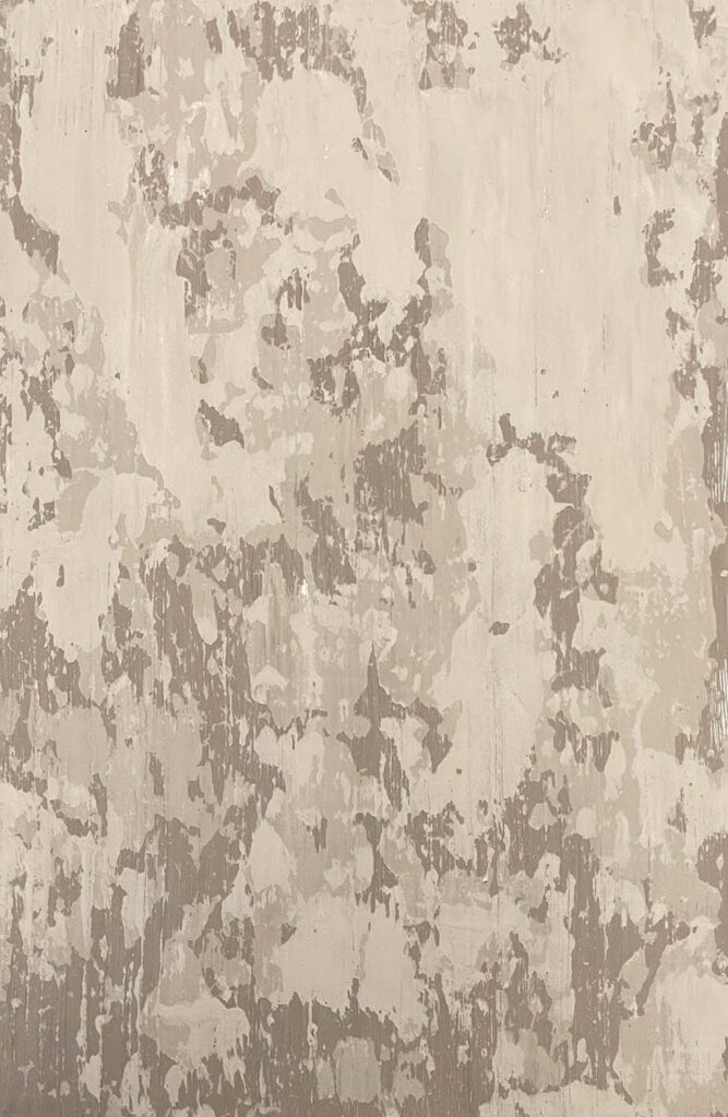 Rugged brushed plaster wall texture faux finish