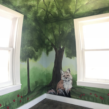Animals of the Forest Mural