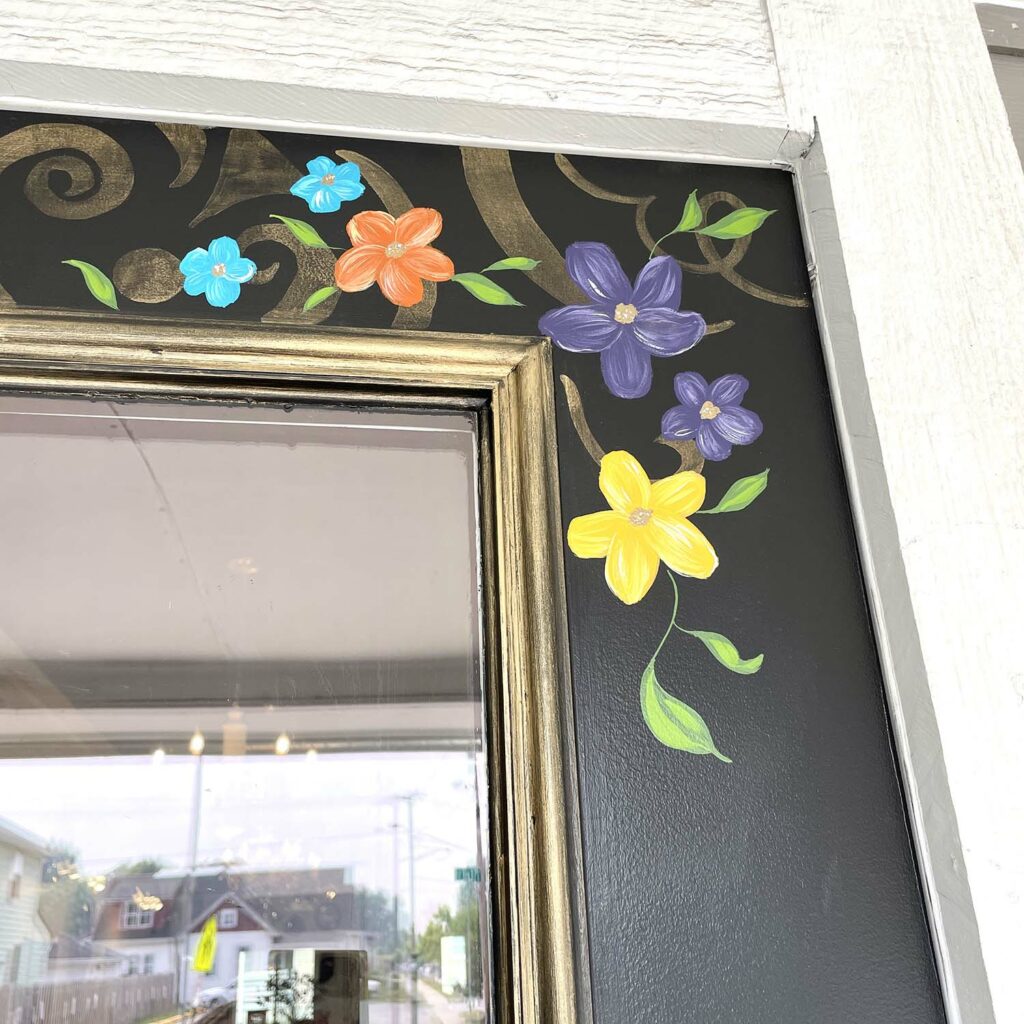 Salon Door Mural and Signage