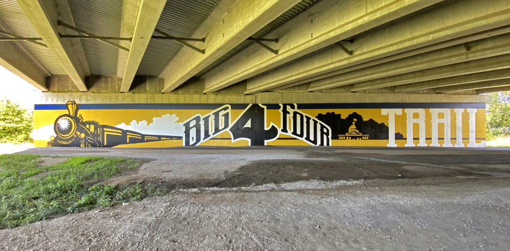 big four trail mural