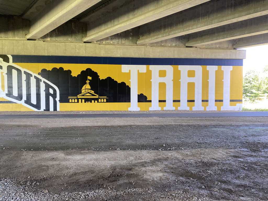 big four trail mural