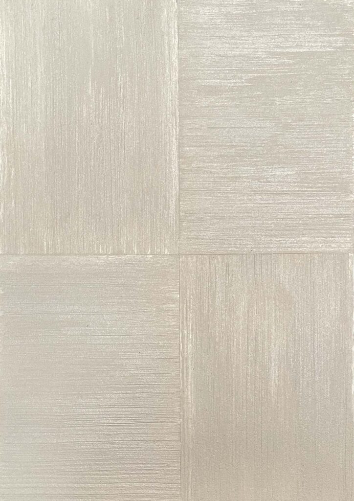 brushed metallic plaster tile faux finish