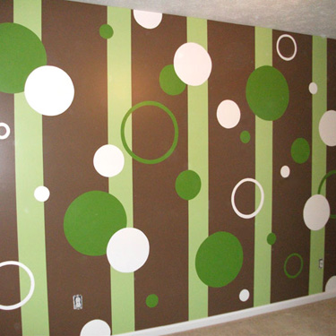 Circles and Stripes Design