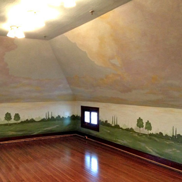 Cloudscape Mural