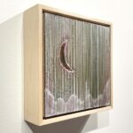 Far Far Away No. 2 abstract moon landscape mixed media plaster painting