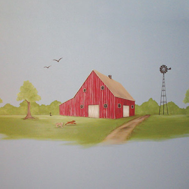 Farm Nursery Mural