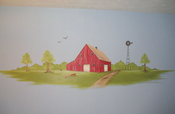 Farm Nursery Mural
