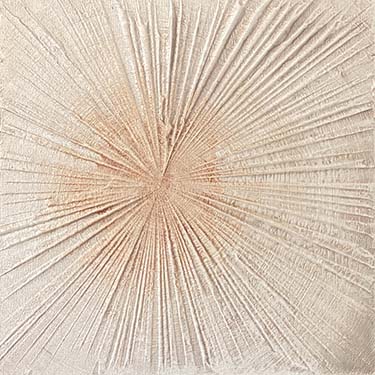 Finding Eachother Four original fine art painting tree rings with frame beige rust orange