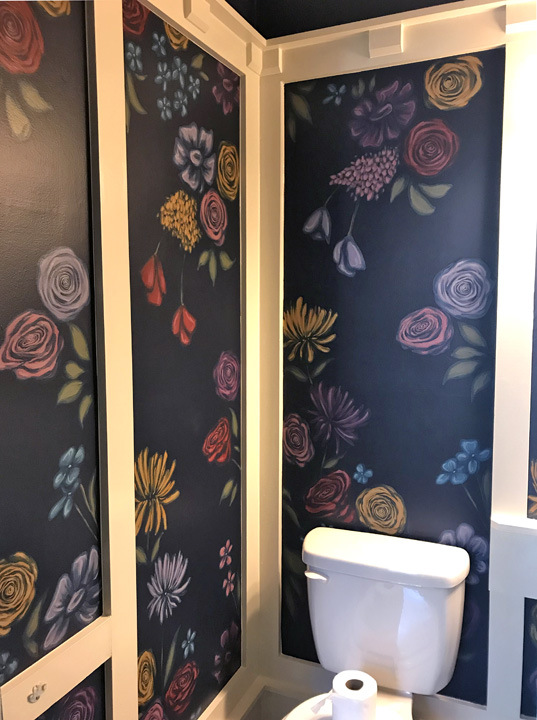 Floral Bathroom Pattern