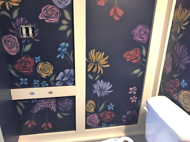 Floral Bathroom Pattern