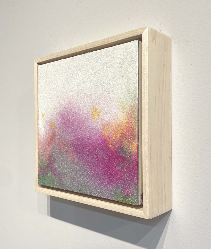 Free Spirit abstract glass bead mixed media original art