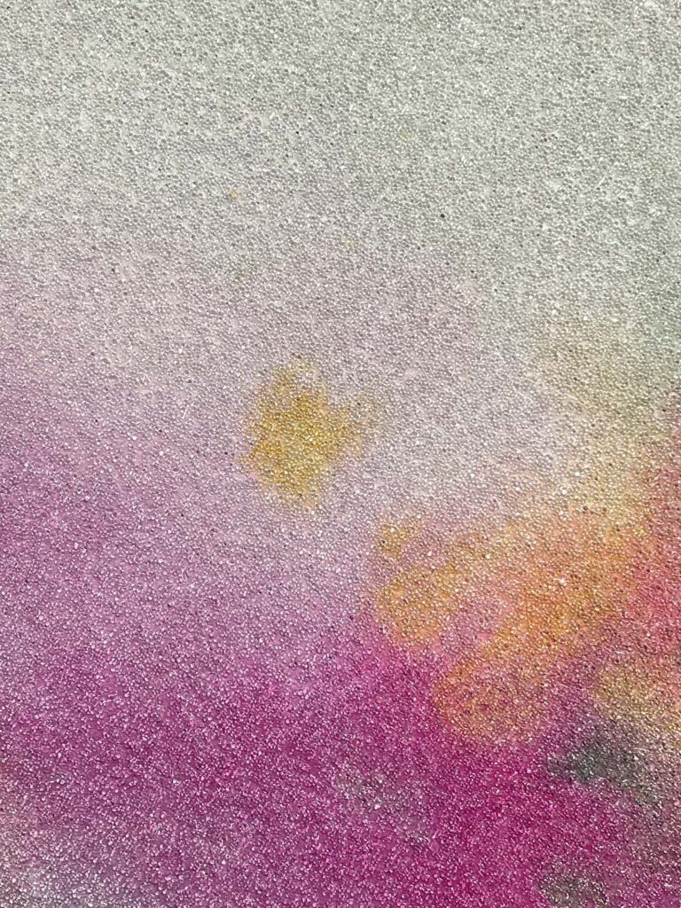 Free Spirit abstract glass bead mixed media original art