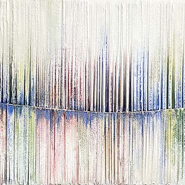 Give Me a Lifefline original rainbow plaster painting