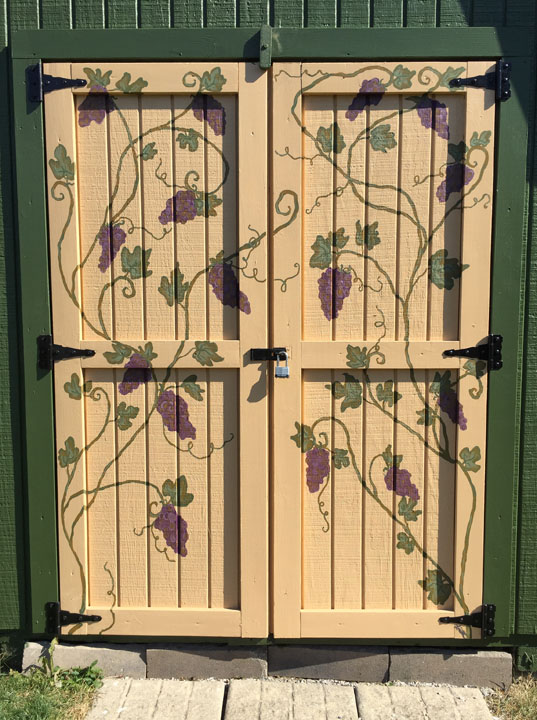 Grape Vine Door Design