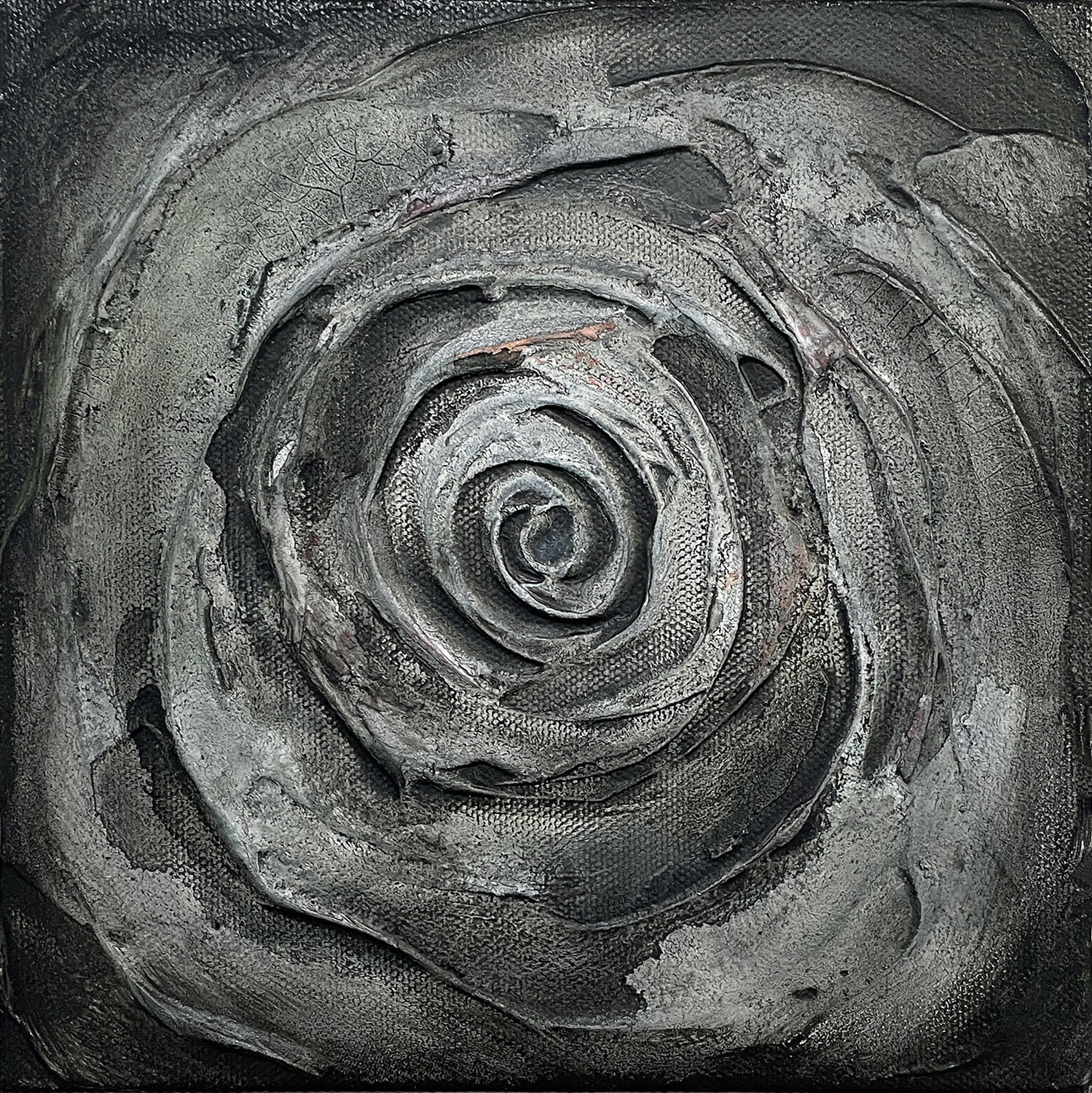 Healing8 abstract rose painting