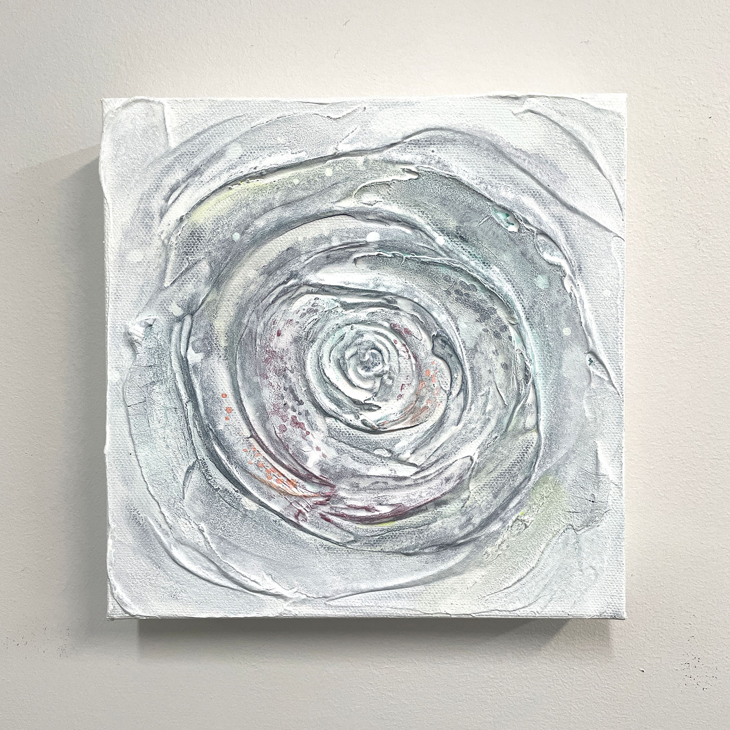 Healing5 abstract rose painting