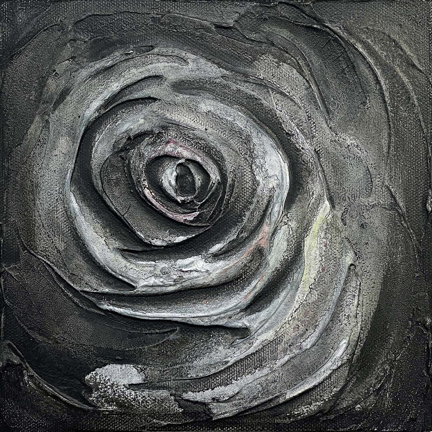 Healing9 abstract rose painting
