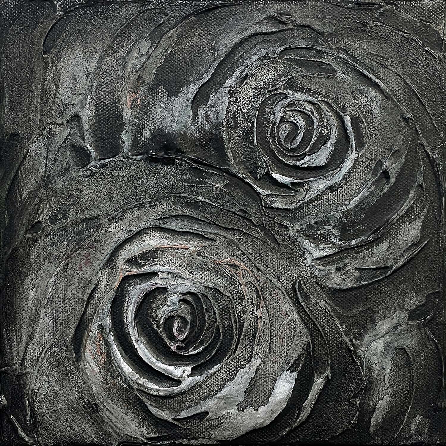 Healing7 abstract rose painting