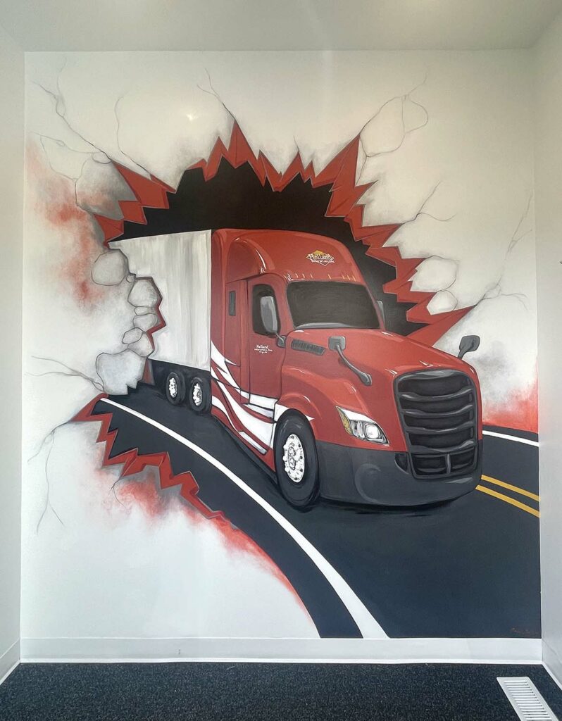 Trucking Company Murals Signage