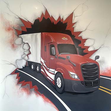 Trucking Company Murals Signage