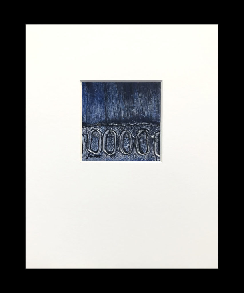 Ice Ice matted painting