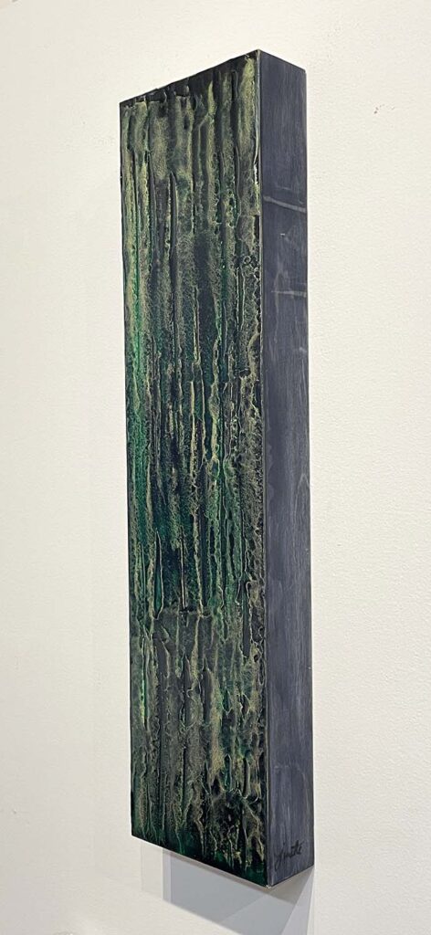 It's Not You original green plaster painting