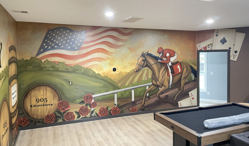 Kentucky Bourbon Trail mural