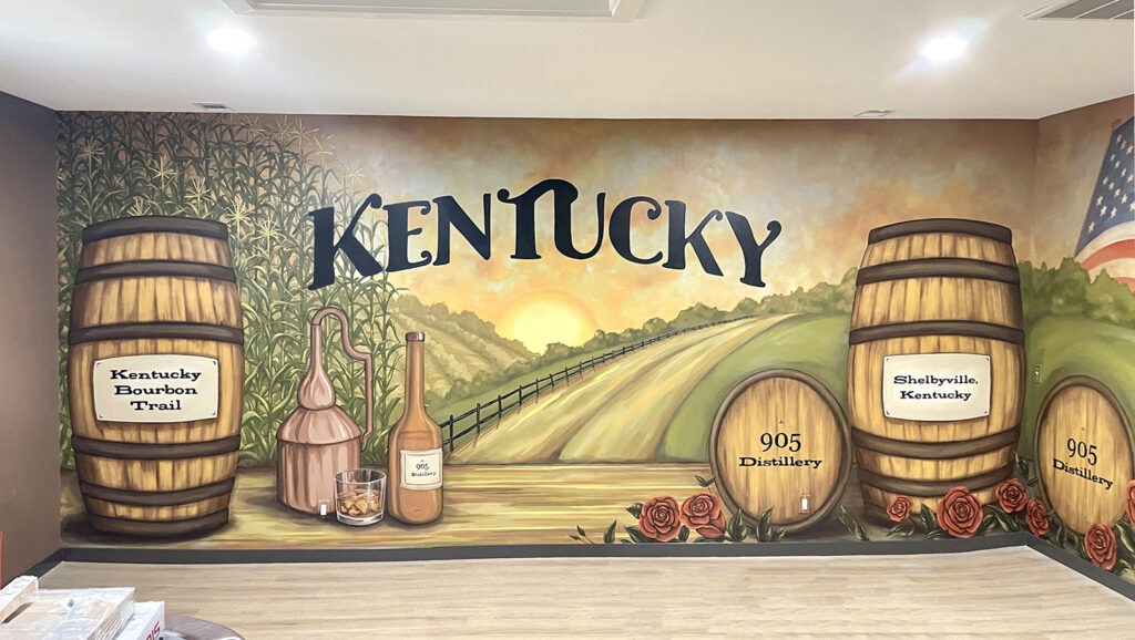 Kentucky Bourbon Trail mural