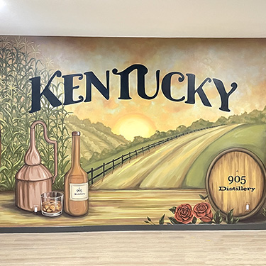Kentucky Bourbon Trail mural