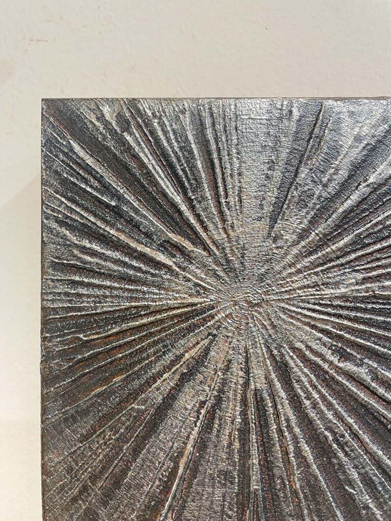 Love Thyself No. Two original starburst treebark mini painting