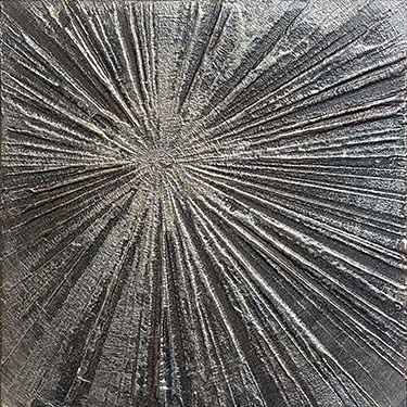 Love Thyself No. Two original starburst treebark mini painting