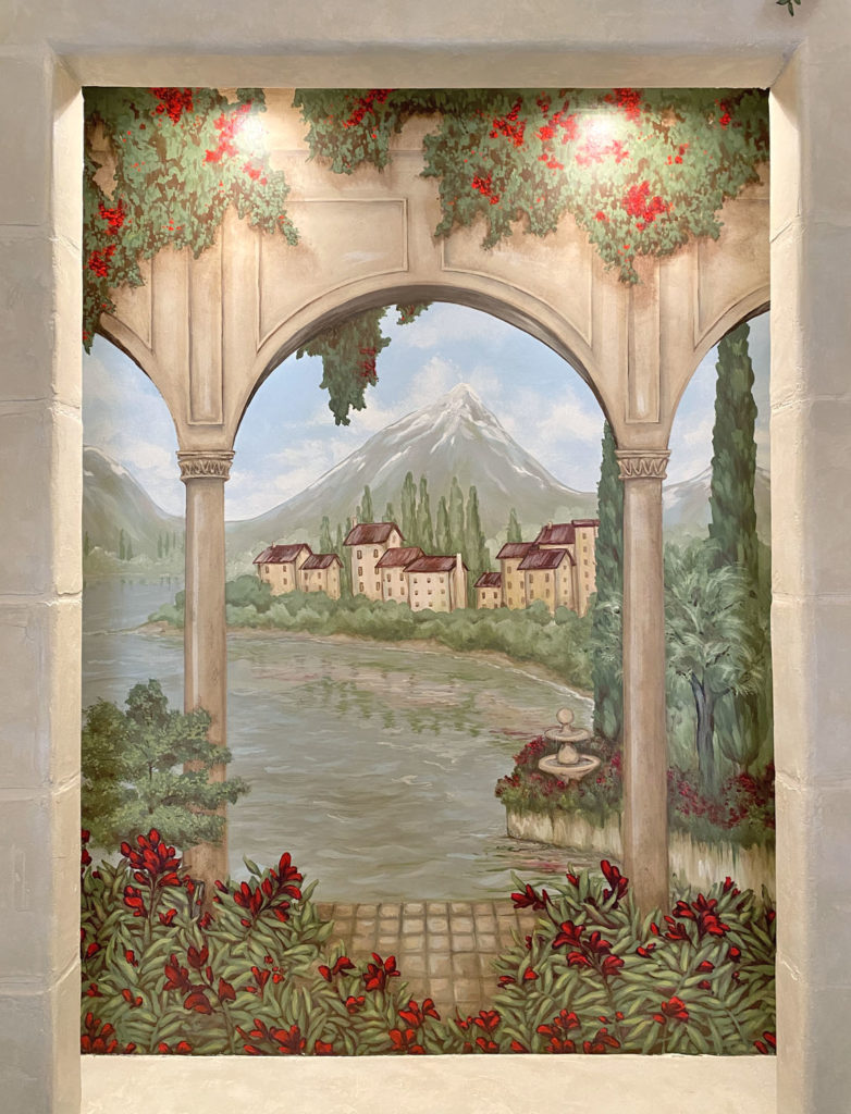 Mediterranean Window Mural