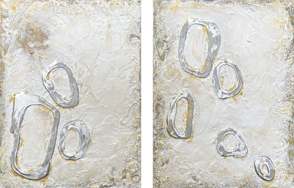 Paisley Delight diptych painting