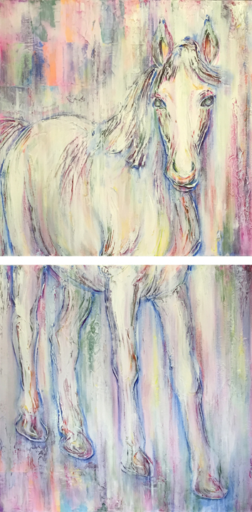 Polly horse painting