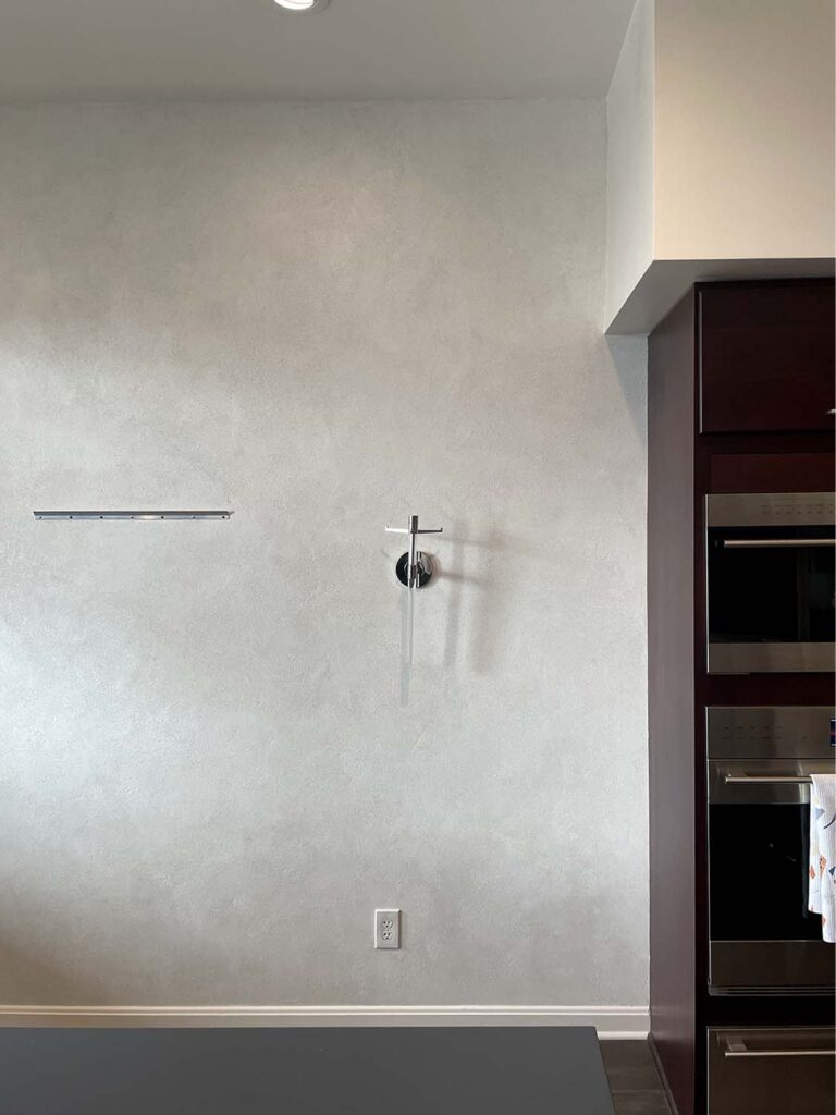 Sparkle granite faux finish off white texture