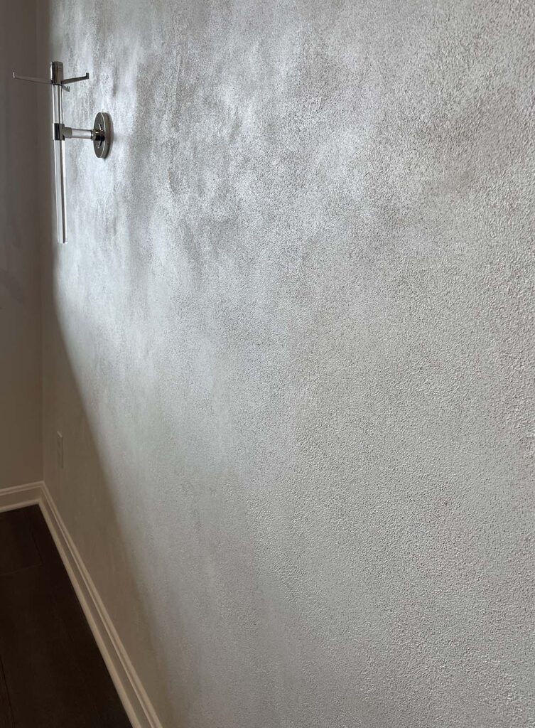 Sparkle granite faux finish off white texture
