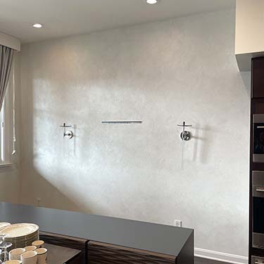 Sparkle granite faux finish off white texture