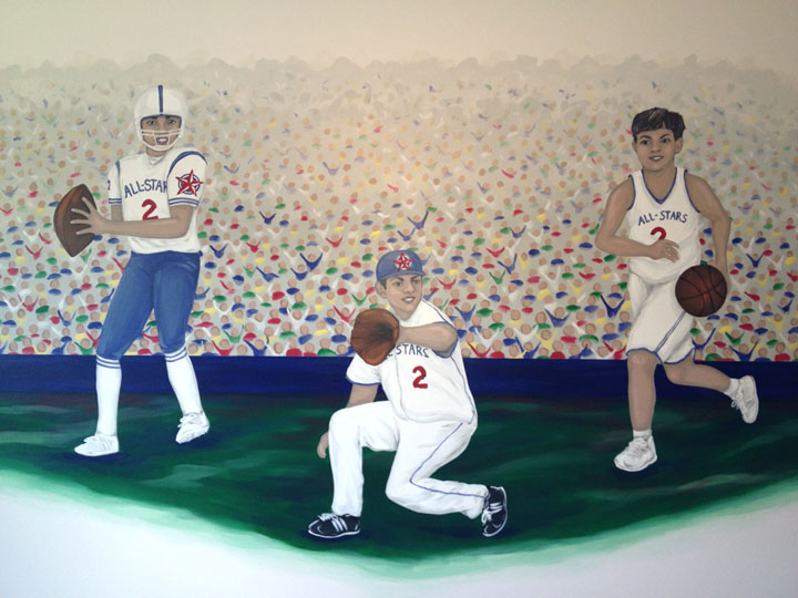 Kids Sports Mural