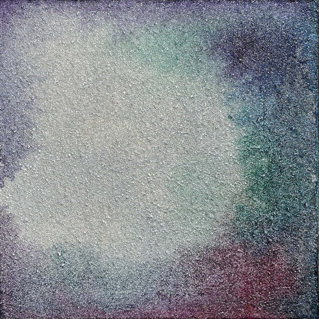 Temporary No. 4 abstract landscape glass bead painting