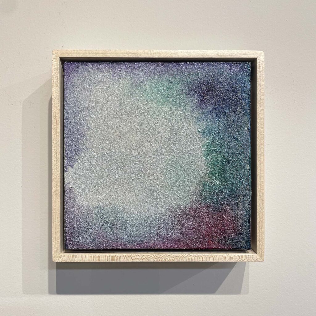 Temporary No. 4 abstract landscape glass bead painting