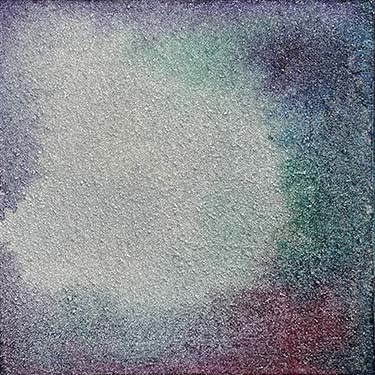 Temporary No. 4 abstract landscape glass bead painting