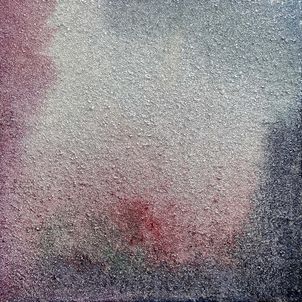 Temporary No. 1 abstract landscape glass bead painting