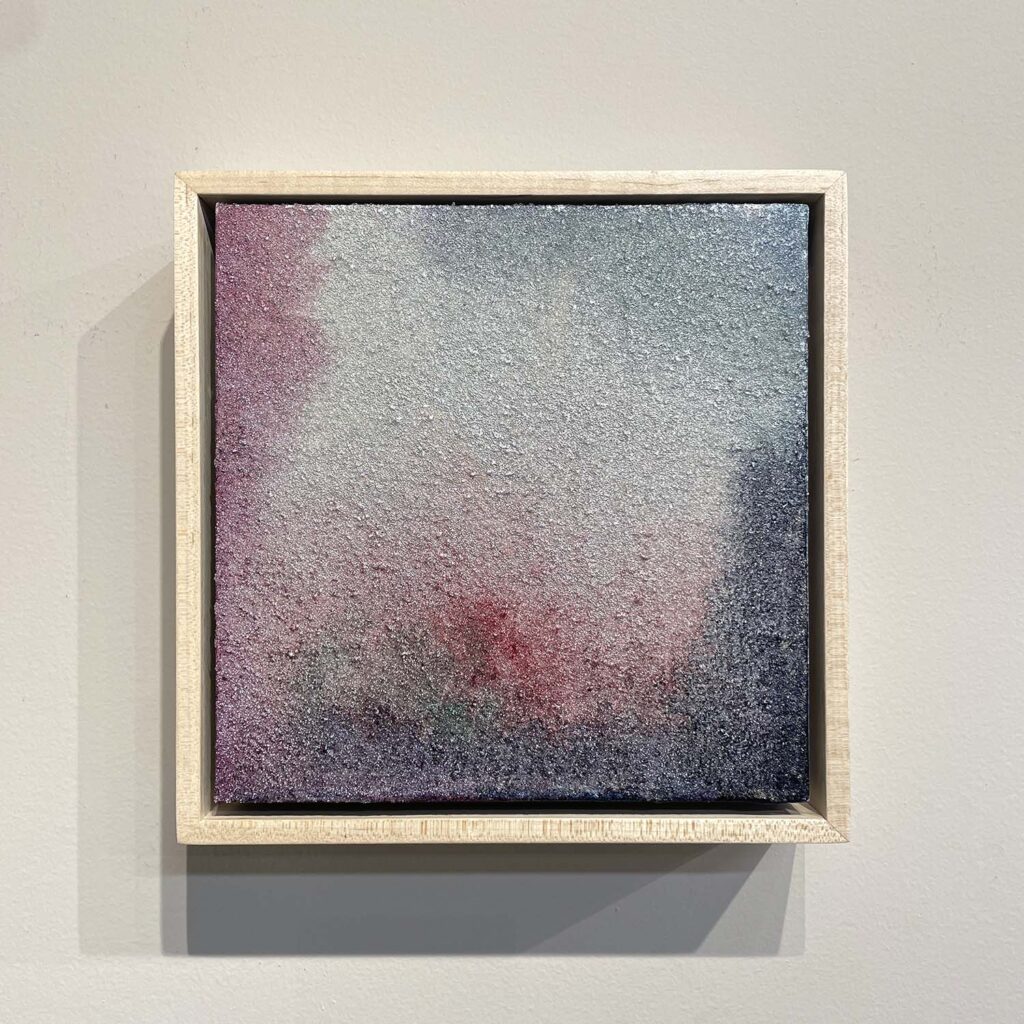 Temporary No. 1 abstract landscape glass bead painting