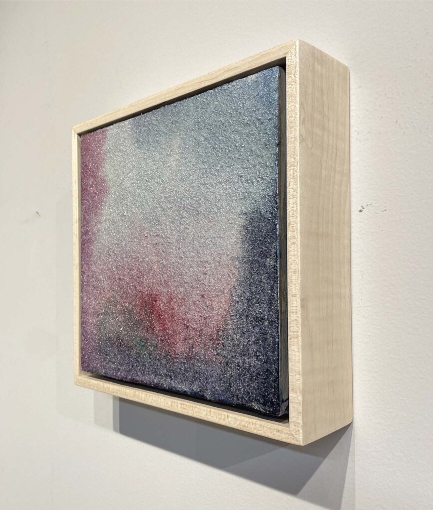 Temporary No. 1 abstract landscape glass bead painting