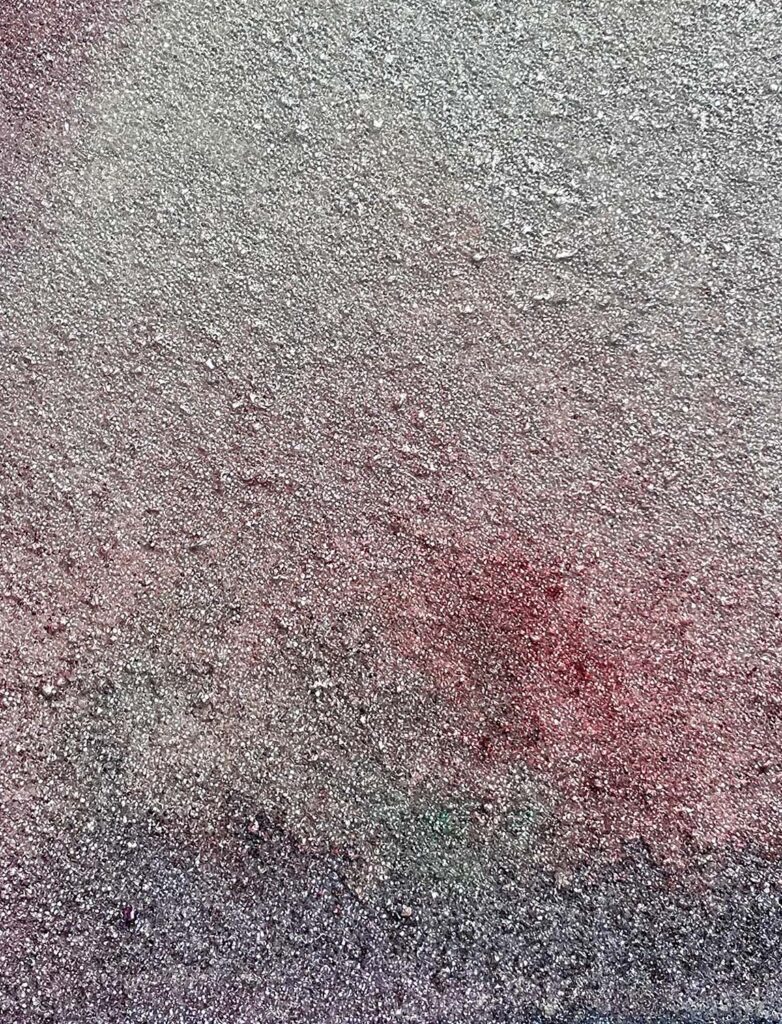 Temporary No. 1 abstract landscape glass bead painting