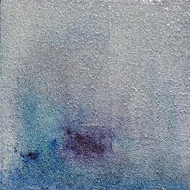 Temporary No. 2 abstract landscape glass bead painting