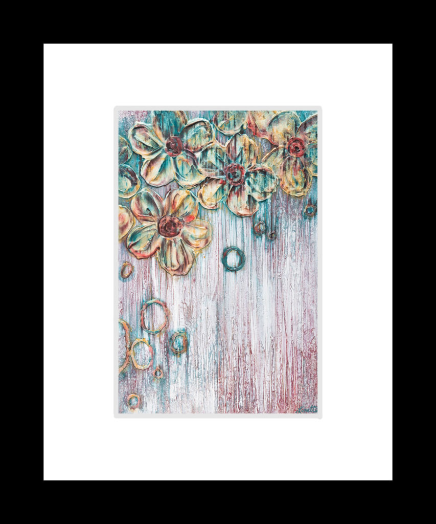 The Moment - Abstract floral print