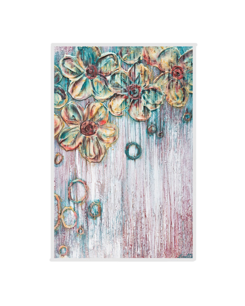 The Moment - Abstract floral print